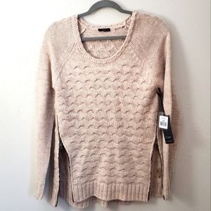 DEx Clothing Oatmeal Melange sweater 427468 D. NWT.